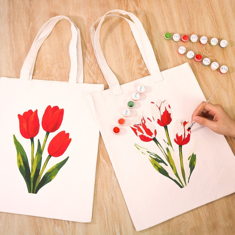 Tulips & Blossoms Tote - Detail 4