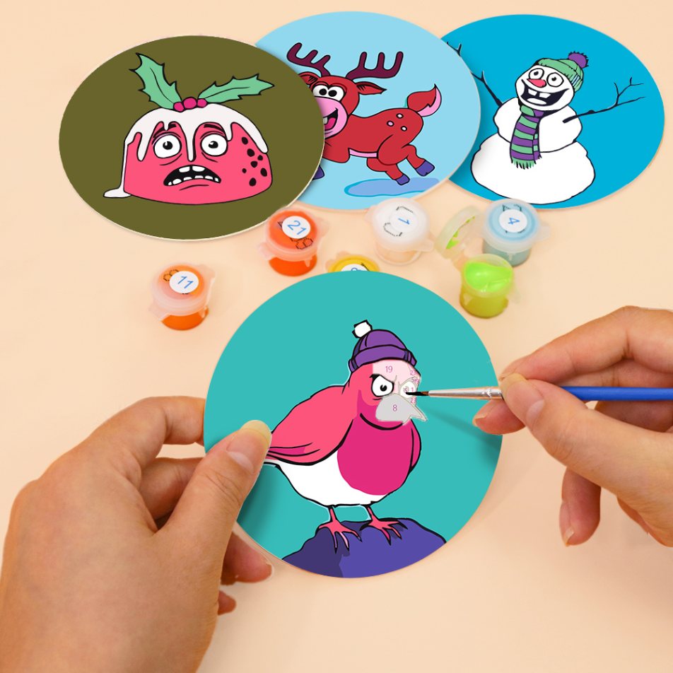 Festive Coasters: Christmas Cheer - Detail 10