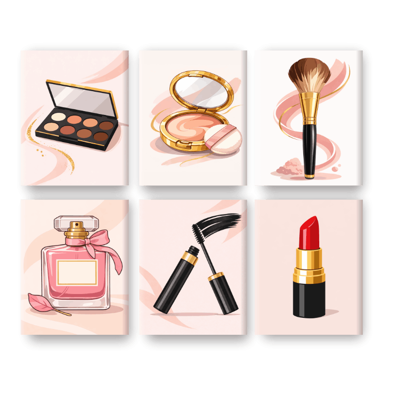 Mini Makeup Magic - Paint by Numbers Kit