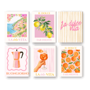 Pink Dolce Vita Mini Set - Paint by Numbers Kit
