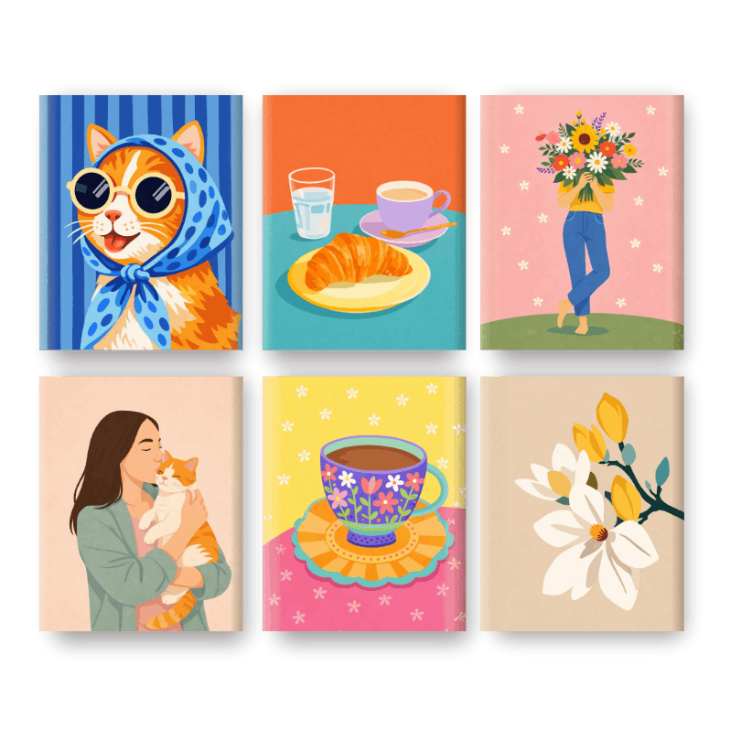 Charming Moments Collection - Paint by Numbers Kit