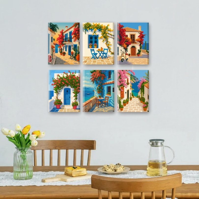 Sunny Mediterranean Mini Scenes - Detail 2