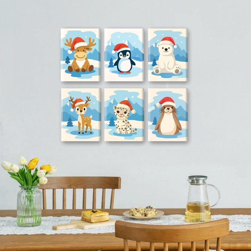 6 Mini Holiday Animal Friends - Detail 2