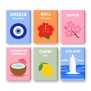 Global Wonders Mini Collection - Paint by Numbers Kit