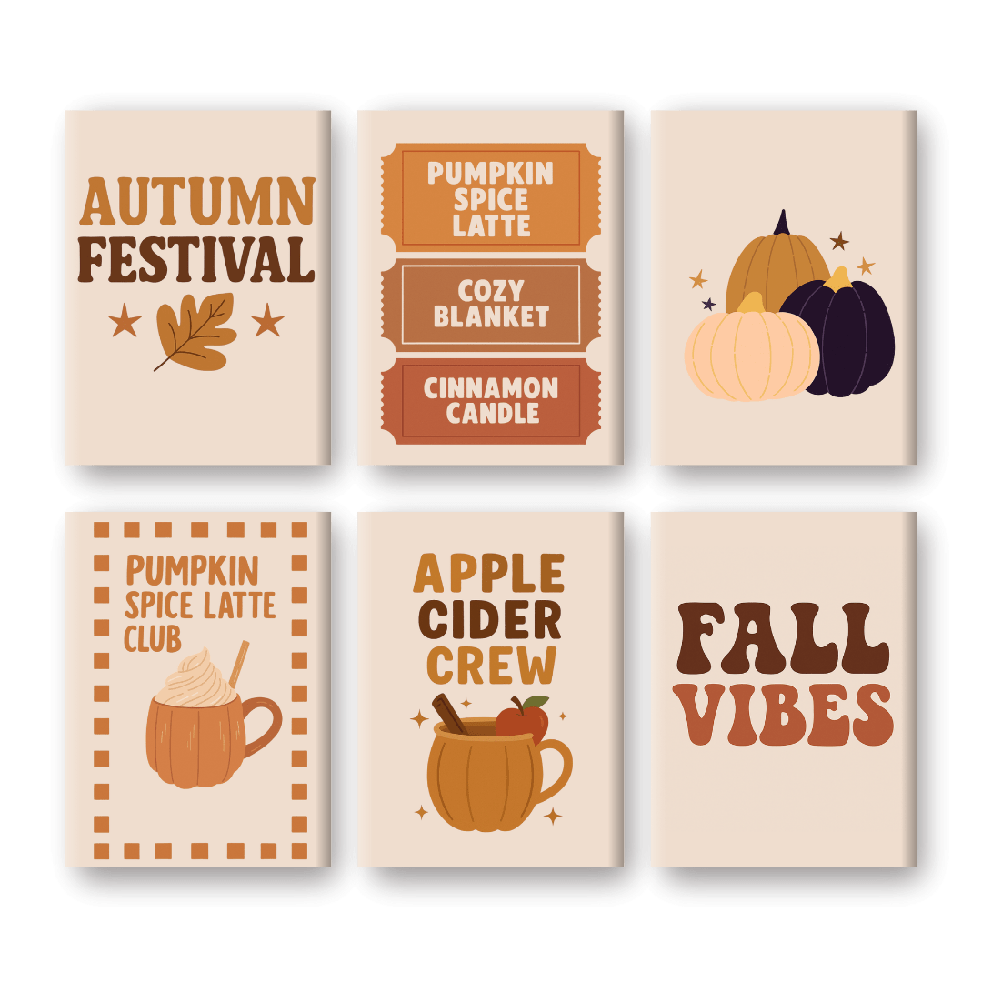 Autumn Festival Mini Paintings - Paint by Numbers Kit