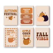 Autumn Festival Mini Paintings - Paint by Numbers Kit