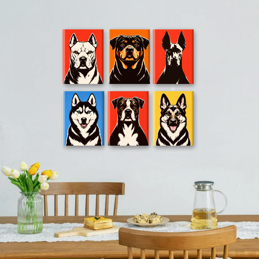 Pop Art Pups Mini Collection - Detail 2