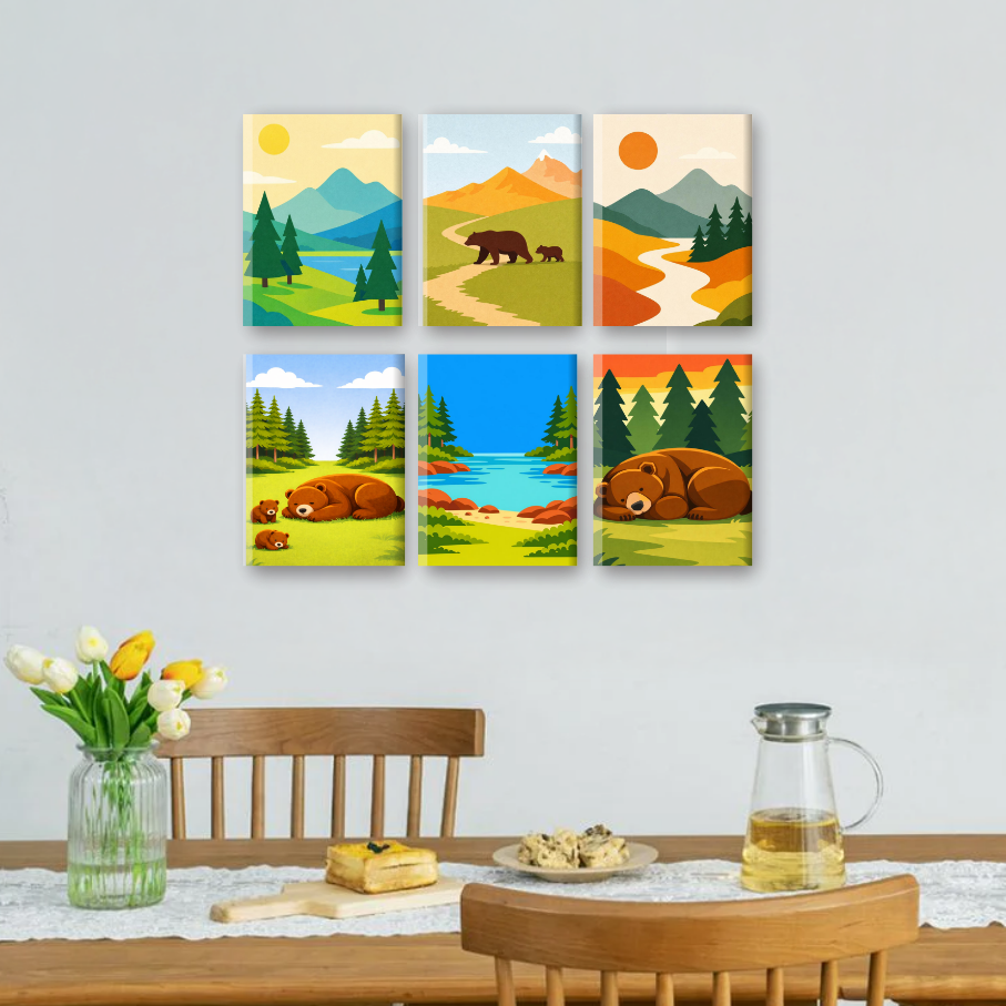 Bears & Nature Landscapes | Mini Collection - Detail 2