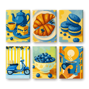Blueberry Bliss & French Treats - Paint by Numbers Kit