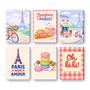 Charming Parisian Moments Mini Set - Paint by Numbers Kit