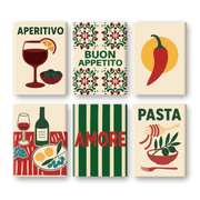 La Dolce Vita: Mini Italy Feast - Paint by Numbers Kit