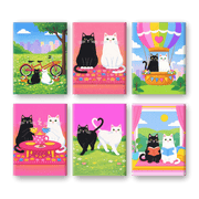 Cats in Love | Mini Art Collection - Paint by Numbers Kit