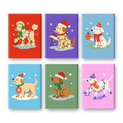 Festive Canines Collection - Paint by Numbers Kit