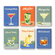 Colorful Cocktail Collection - Paint by Numbers Kit