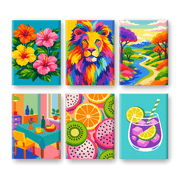 Colorful Explosion Mini Set - Paint by Numbers Kit