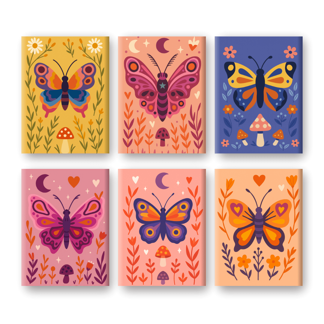Colorful Butterfly Parade - Paint by Numbers Kit