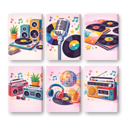 Colorful Melodies & Music Vibes - Paint by Numbers Kit