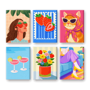 Colorful Pop Art Wonderland - Paint by Numbers Kit
