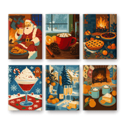 Cozy Holiday Bliss Set - Paint by Numbers Kit