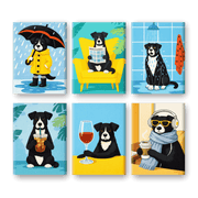 Dog Days & Cozy Moments Mini Set - Paint by Numbers Kit
