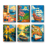 Dreamy Travel Landscapes - Paint by Numbers Kit
