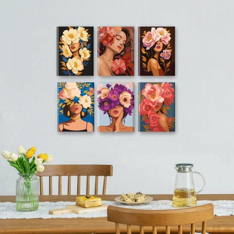 Flower Lady Mini Art - Detail 2