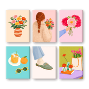 Flowers & Fashion in Bloom - Paint by Numbers Kit