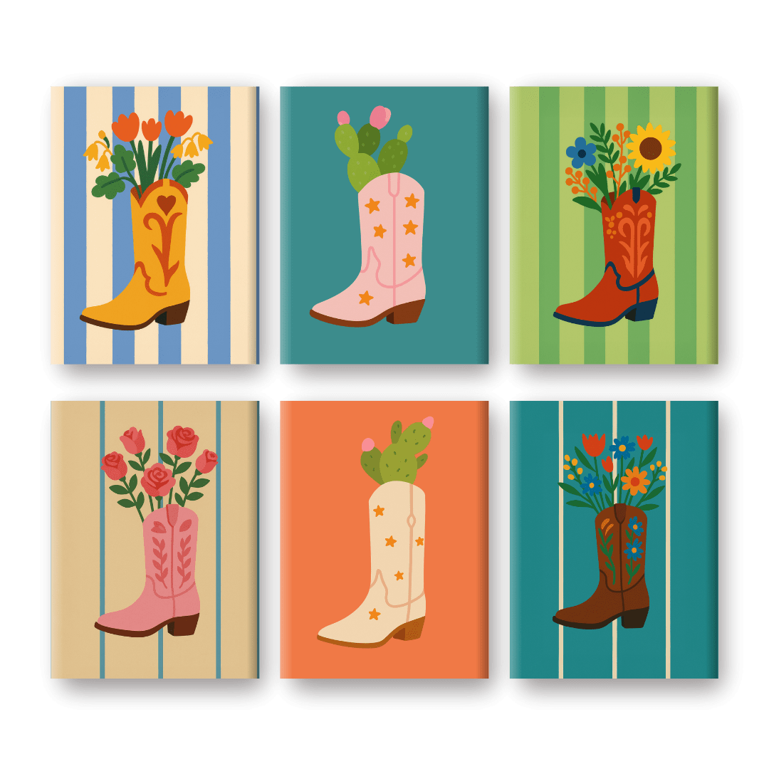 Boots & Blooms Mini Set - Paint by Numbers Kit