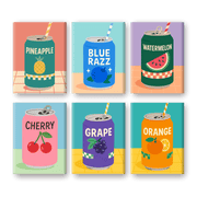 Fruity Soda Splash - Paint by Numbers Kit