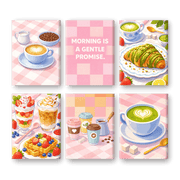 Morning Bliss Breakfast Set - Paint by Numbers Kit