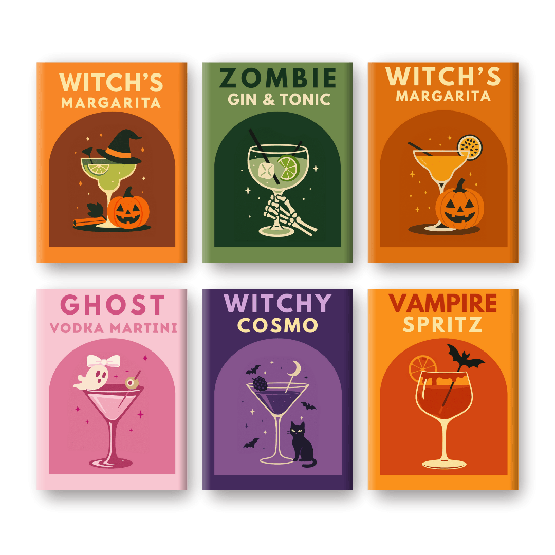 Spooky Cocktails & Halloween Fun - Paint by Numbers Kit