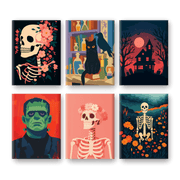 Spooky Night Miniatures - Paint by Numbers Kit