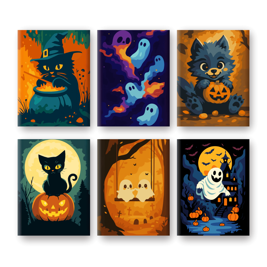 Halloween Spirit Mini Collection - Paint by Numbers Kit