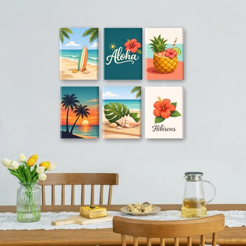 Hawaiian Aloha Mini Set | Sunset & Surf - Detail 2