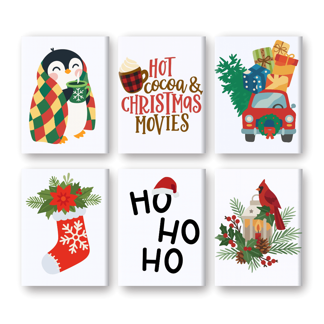 Jolly Penguins & Treats - Paint by Numbers Kit