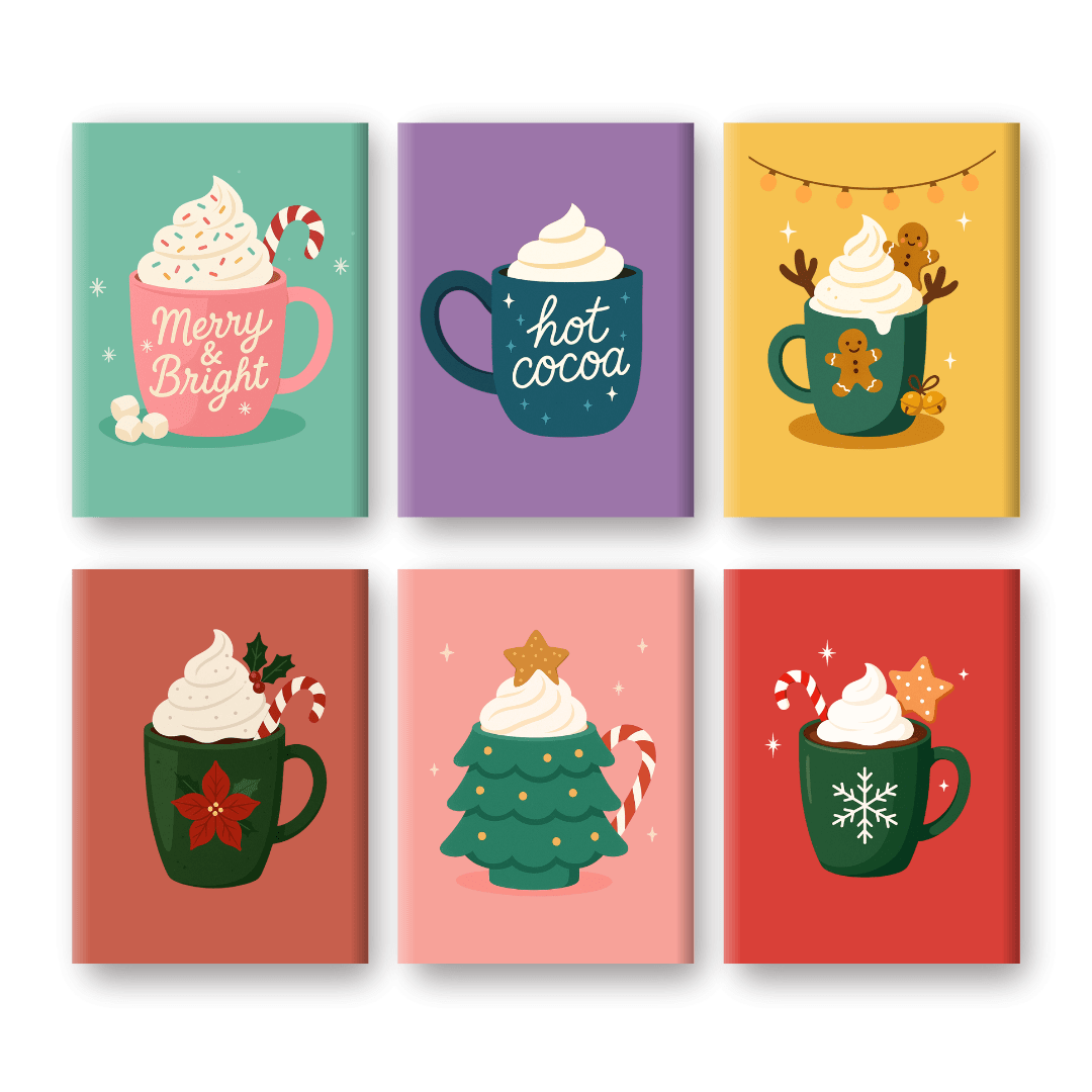 Warm Hot Chocolate Holiday Mini Set - Paint by Numbers Kit