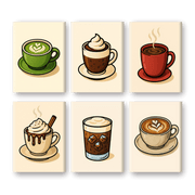 Warm Drinks & Cozy Vibes - Paint by Numbers Kit
