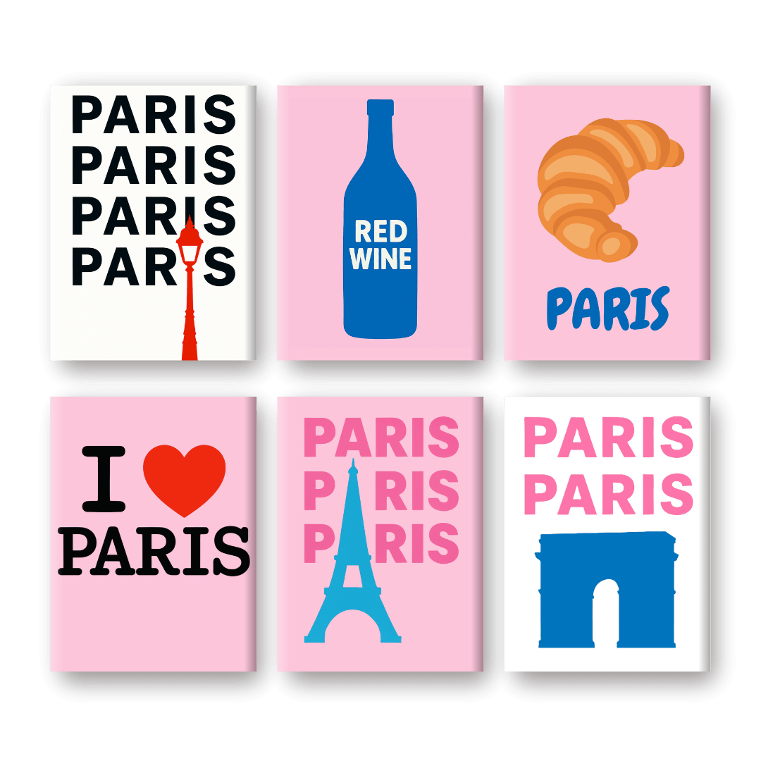 Parisian Cheers & Bows - Paint by Numbers Kit