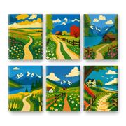 Serene Landscapes Mini Collection - Paint by Numbers Kit