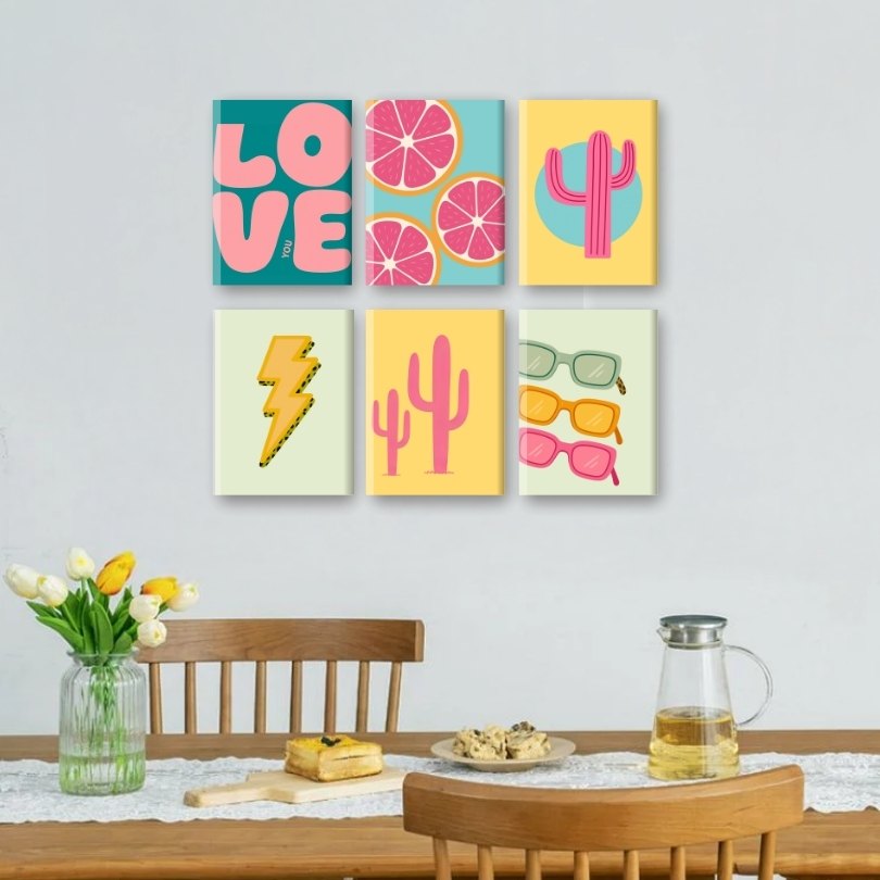 Retro Cactus & Lightning - Detail 2