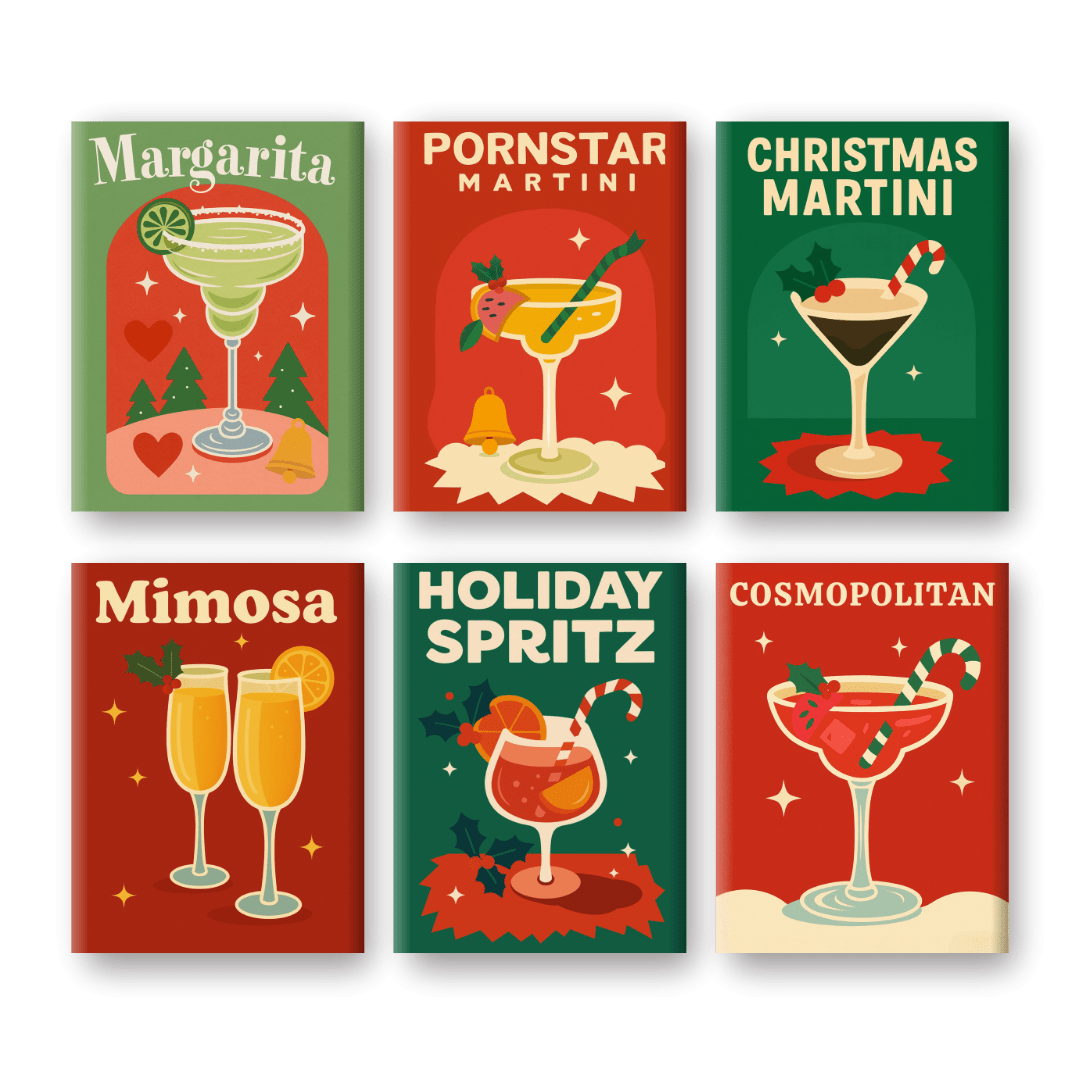 Holiday Cheers Mini Art - Paint by Numbers Kit