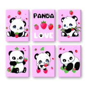 Panda & Berries Playtime - Paint by Numbers Kit