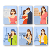 Parisian Vibes & Landmark Moments - Paint by Numbers Kit