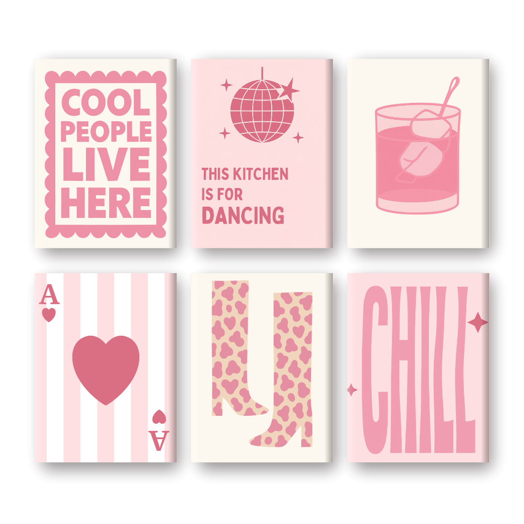 Pink & Chill Mini Collection - Paint by Numbers Kit