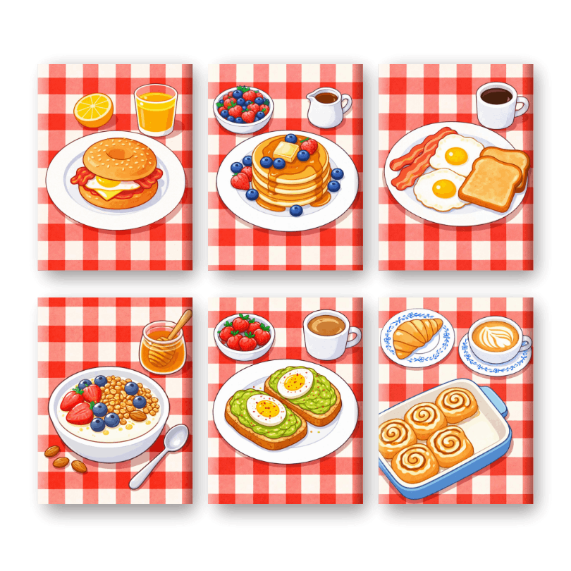 Salty & Sweet Breakfast Bliss - Paint by Numbers Kit