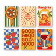 Sangria & Pizza Party - Paint by Numbers Kit