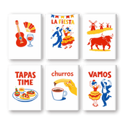 Spanish Fiesta: Mini Paintings - Paint by Numbers Kit