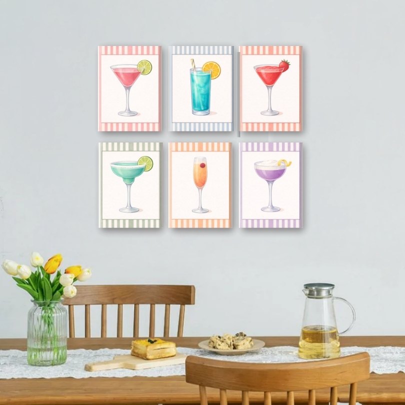 Striped Sip Delights - Detail 2