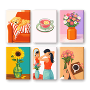 Sunshine & Blooms Mini Set - Paint by Numbers Kit