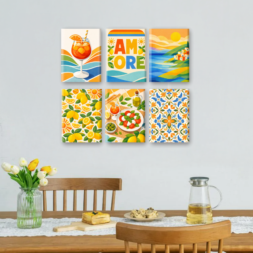 Sunny Italy | Mini Paintings Set - Detail 2